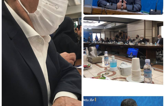 حضور محمدرضا بهرامن رئیس خانه معدن ایران در نشست هم اندیشی وزیر صمت با تشکلها